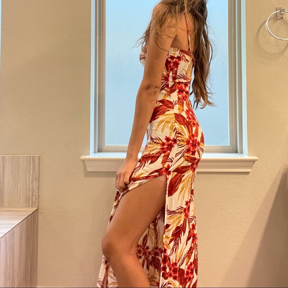 Floral long dress